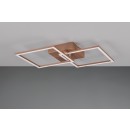 Trio R64492165 LED-Deckenleuchte Trail 1x20W | 2250lm | 3000K | IP20 - schwenkbare Arme, Kaffee