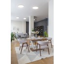 Trio R64371931 LED-Deckenleuchte Aureo 1x30W | 3600lm | 3000-6500K + RGB | IP20 - indirekte Beleuchtung, integrierter Dimmer, stufenlos einstellbare Lichtfarbe, Memory-Funktion, Nachtmodus, Fernbedienung, mattweiß