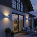 Ideal Lux 066868 Außenwandleuchte 1x60W Andromeda | E27 - weiß