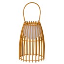 Lucide 06801/01/43 LED Außen-Tischlampe Fjara 1x0,3W | 30lm | 2800k | IP44 - Braun, dimmbar, Metallic, Laden