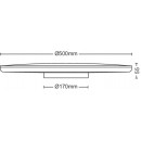 Philips 8719514432123 Ozziet LED-Deckenleuchte 1x36W | 4100lm | 4000K - dimmbar - SceneSwitch, schwarz