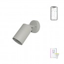 Immax NEO 07119B-2 Außen Wand- oder Deckenleuchte 3x55w | Gu10 | 350lm | 2700-6500K | RGB | CCT - WIFI, dimmbar, Zigbee 30, weiß