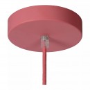 Lucide 08327/01/66 Hängende Deckenleuchte Pola 1x60w | E27 - Rosa, dimmbar