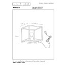 Lucide 08524/01/30 Tischlampe Arthur 1x60W | E27