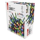 Emos D4AM09 Weihnachtskette Classic 18m 180 LED | 6w | IP44 - Multicolor Timer, grün
