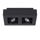 Lucide 09119/11/30 Decken- und Spotleuchte Xirax 2x5W | GU10 | 2200-3000K - D