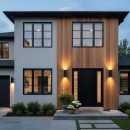 Ideal Lux 092317 Außenwandleuchte 2x60W Gun | E27 | IP54 - schwarz