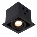 Lucide 09926/01/30 Spotleuchte Kamin 1x50w | GU10 - schwarz, einstellbar, dimmbar