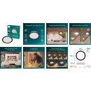 Philips 8721103131331 LED Einbauleuchte MESON | 17W integrierte LED-Quelle | 1200lm | 3000K | schwarz