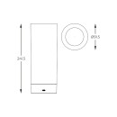 Zuma Line 003064-028066 LED Tischlampe ESTERNO integrierte LED-Quelle