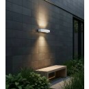 Ideal Lux 100364 Außenwandleuchte 2x60W Andromeda | E27 | IP54 - weiß