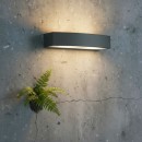 Ideal Lux 100371 Außenwandleuchte 2x60W Andromeda | E27 | IP55 - schwarz