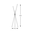 Zuma Line 003064-028069 LED Stehlampe LAUTARO integrierte LED-Quelle
