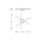 Zuma Line 003064-028070 LED Deckenleuchte LAUTARO integrierte LED-Quelle