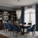 Ideal Lux 117737 Pendelleuchte Carlton 8x40W | E14