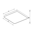 Zuma Line 003064-009114 LED Deckenleuchte SIERRA integrierte LED-Quelle
