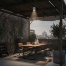 Ideal Lux 122663 Außendeckenleuchte 1x28W Gun Bianco | GU10 | IP44 - weiß