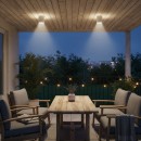 Ideal Lux 122663 Außendeckenleuchte 1x28W Gun Bianco | GU10 | IP44 - weiß