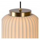 Lucide 13435/01/31 Hängende Deckenleuchte Gosse 1x40w | E27 - weiß, Porzellan, dimmbar