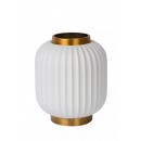 Lucide 13535/24/31 Gosse 1X40W Tischlampe | E14 - weiß, Porzellan, Kabel einschalten