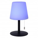 Lucide 13815/02/99 RIO Outdoor-Tischleuchte LED 1,8W | 150lm | 3000 K | RGB | IP44 - weiß, schwarz