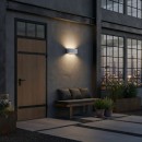 Ideal Lux 158822 Außenwandleuchte Andromeda Grigio 1x60W | E27 | IP55 - grau