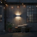 Ideal Lux 158822 Außenwandleuchte Andromeda Grigio 1x60W | E27 | IP55 - grau