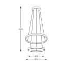 Zuma Line 003064-026646 LED Pendelleuchte BRENO integrierte LED-Quelle