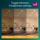 Philips 8721103038012 LED Einbauleuchte Cilantro | 5W integrierte LED-Quelle | 500lm | 2700K | weiß