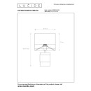 Lucide 10500/81/66 Tischlampe Extravaganza Frizzle 1x40w | E14 - Rosa, Metall, Kabelschalter