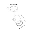 Zuma Line 003064-024572 Spot-Deckenleuchte TORI GU10