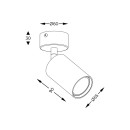 Zuma Line 003064-024569 Spot-Deckenleuchte TORI GU10