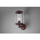 TRIO 202360124 Gartenwandleuchte Tanaro 1x40W | E27 | IP44- rotbraune Patina