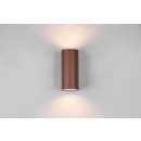 Trio 204260224 Außenwandleuchte Roya 2x35W | GU10 | IP44 - Rost, Beleuchtung oben und unten