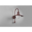 Trio 207269124 Außenwandleuchte mit Bewegungssensor Norman 1x40w | E27 | IP44 - Braun