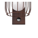 Trio 210869124 Außenwandleuchte mit Bewegungsmelder Tuela 1x40W | E27 | IP44 - rostfrei