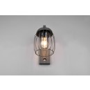 Trio 210869142 Außen Wandleuchte mit Bewegungssensor Tuala 1x40w | E27 | IP44 - Anthrazit