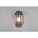 Trio 210869142 Außen Wandleuchte mit Bewegungssensor Tuala 1x40w | E27 | IP44 - Anthrazit
