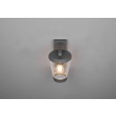 Trio 211069142 Außenwandleuchte mit Bewegungssensor Cavado 1x40w | E27 | IP44 - Anthrazit