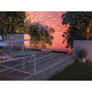Philips Hue 17466/30 / P7 LED Außen Wandleuchte Amarant 1x20w | 1400lm | 2000-6500K | RGB | IP65 - White and color Ambiance, schwarz