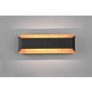 Trio 224819132 LED Wandbeleuchtung Arino 1x13,5W | 1500lm | 3000K - 3-Phasen-Dimmen, Holz, schwarz