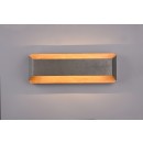 Trio 224819167 LED Wandleuchte Arino 1x13,5w | 1500lm | 3000K - 3-Phasen-Dimmen, Holz, antikes Nickel