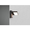 Trio 226369142 LED Außen Wandleuchte mit Horton 1x8w Bewegungssensor | 1000lm | 3000k | IP54 - einstellbar, Anthrazit