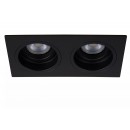Lucide 22959/02/30 Spotleuchte Embed 2x50w | GU10 - schwarz, einstellbar, dimmbar
