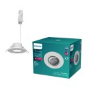 Philips 8721103038012 LED Einbauleuchte Cilantro | 5W integrierte LED-Quelle | 500lm | 2700K | weiß