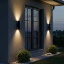 Ideal Lux 236841 Spotleuchte Außenwandleuchte Gun 2x35W | GU10 | IP44 - anthrazit