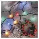 EMOS D5AM04 Weihnachtskette Kirsche 30m 300 LED | 6w | IP44 - Multicolor Timer, grün