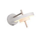 Trio T240270176 LED Wandleuchte KEATON  | 10W integrierte LED-Quelle | 1x1200lm | 2300+3000+4000K | Trio - SwitchDimmer | grau