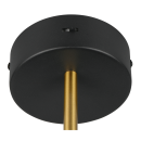 Trio T240270180 LED Wandleuchte KEATON  | 10W integrierte LED-Quelle | 1x1200lm | 2300+3000+4000K | Trio - SwitchDimmer | schwarz | gold