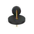 Trio T240270180 LED Wandleuchte KEATON  | 10W integrierte LED-Quelle | 1x1200lm | 2300+3000+4000K | Trio - SwitchDimmer | schwarz | gold